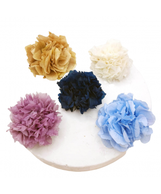 Brooch and clip Hortensia