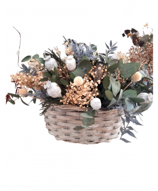 Wicker basket center